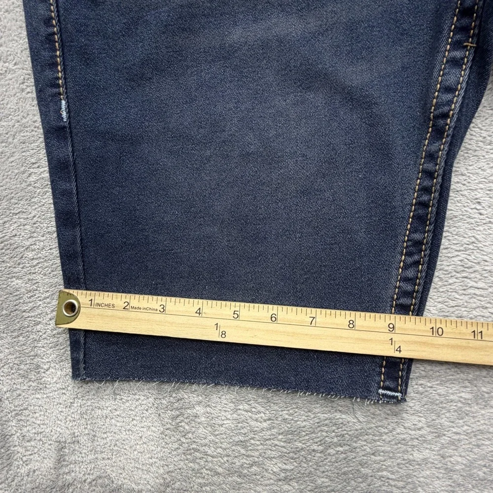 True Religion Shorts Mens Measured 38x11 Blue Denim Bermuda Ricky‎ Relazed